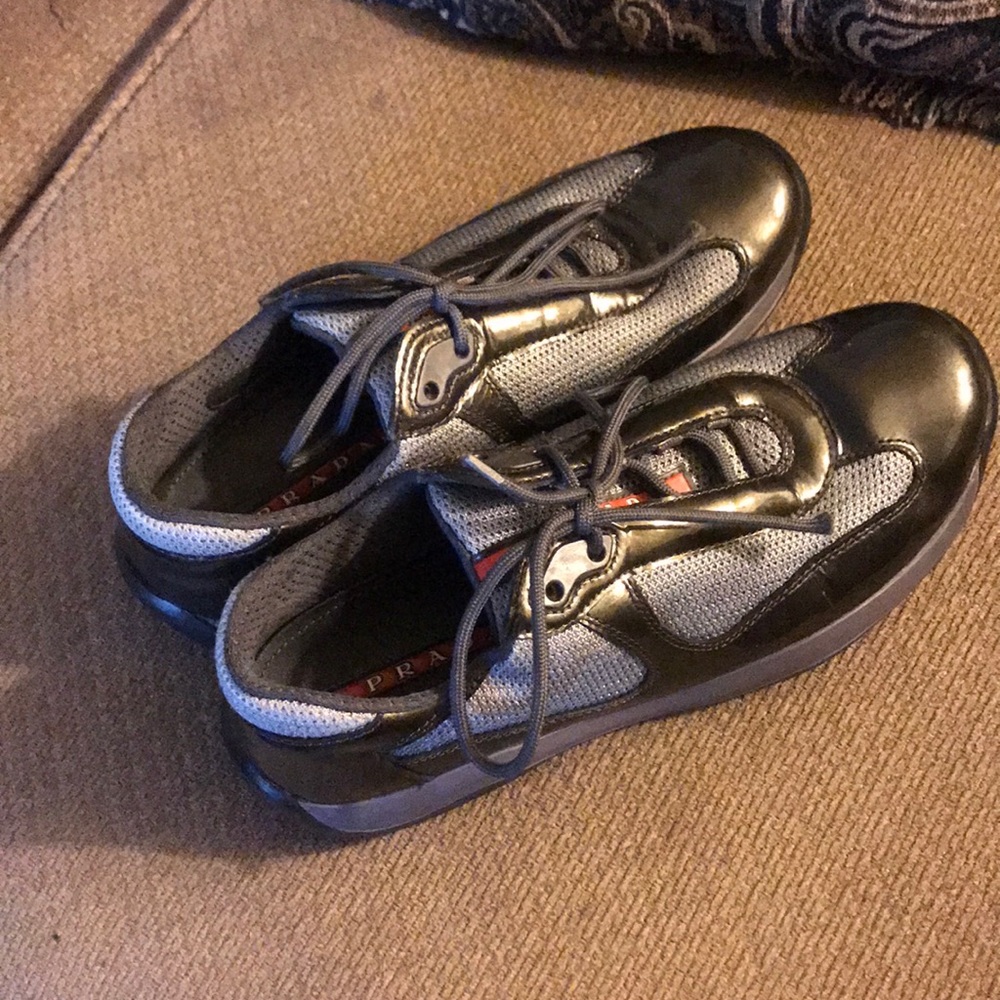Prada gray sneaker